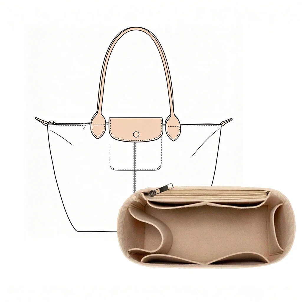 Cosmetic Bags - Organizzatore per borse, inserto in feltro